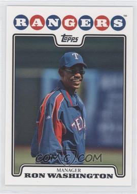 2008 Topps - [Base] #22 - Ron Washington