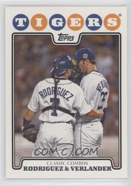 2008 Topps - [Base] #288 - Classic Combos - Ivan Rodriguez, Justin Verlander