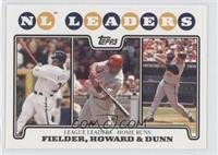 League Leaders - Prince Fielder, Ryan Howard, Adam Dunn