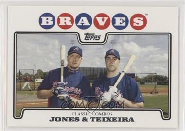 2008 Topps - [Base] #447 - Classic Combos - Chipper Jones, Mark Teixeira