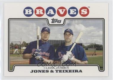 2008 Topps - [Base] #447 - Classic Combos - Chipper Jones, Mark Teixeira