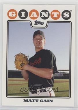 2008 Topps - [Base] #480 - Matt Cain