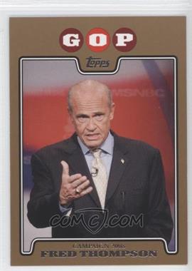 2008 Topps - Campaign 2008 - Gold #C08-FT - Fred Thompson