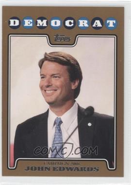 2008 Topps - Campaign 2008 - Gold #C08-JE - John Edwards