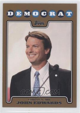 2008 Topps - Campaign 2008 - Gold #C08-JE - John Edwards