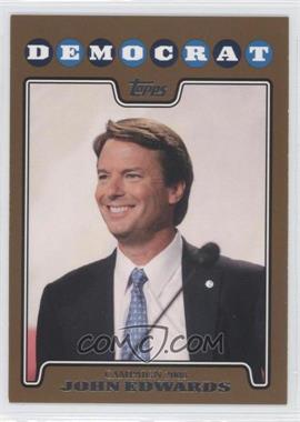 2008 Topps - Campaign 2008 - Gold #C08-JE - John Edwards