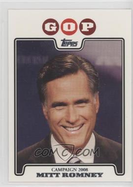 2008 Topps - Campaign 2008 #C08-MR - Mitt Romney [EX to NM]