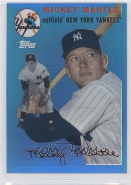 2008 Topps - Factory Set Mickey Mantle Chrome - Blue Refractor #MMR-54 - Mickey Mantle