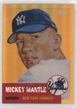 2008 Topps - Factory Set Mickey Mantle Chrome - Gold Refractor #MMR-53 - Mickey Mantle [EX to NM]