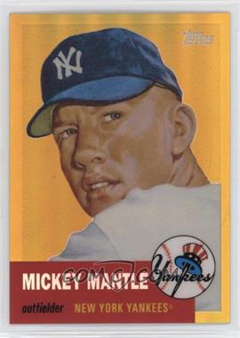 2008 Topps - Factory Set Mickey Mantle Chrome - Gold Refractor #MMR-53 - Mickey Mantle [Good to VG‑EX]