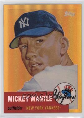 2008 Topps - Factory Set Mickey Mantle Chrome - Gold Refractor #MMR-53 - Mickey Mantle