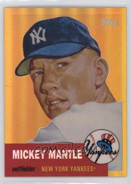 2008 Topps - Factory Set Mickey Mantle Chrome - Gold Refractor #MMR-53 - Mickey Mantle [EX to NM]