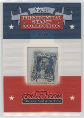 2008 Topps - Framed Presidential Stamp Collection #GW13 - George Washington /90