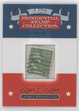 2008 Topps - Framed Presidential Stamp Collection #GW21 - George Washington /90