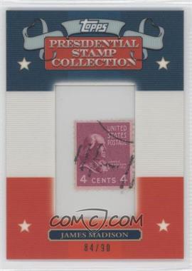 2008 Topps - Framed Presidential Stamp Collection #JMA1 - James Madison /90