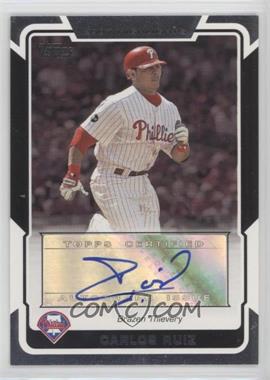 2008 Topps - Highlights Autographs #HA-CR - Carlos Ruiz