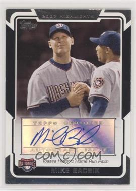 2008 Topps - Highlights Autographs #HA-MB - Mike Bacsik