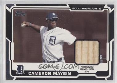 2008 Topps - Highlights Relics #HR-CM.2 - Cameron Maybin (No Erie Silence)