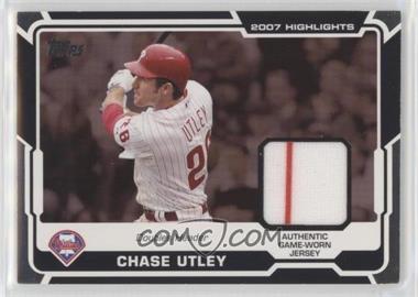 2008 Topps - Highlights Relics #HR-CU - Chase Utley