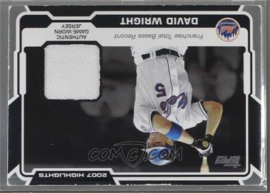 2008 Topps - Highlights Relics #HR-DW.2 - David Wright (Franchise Total Bases Record) [Noted]