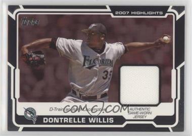 2008 Topps - Highlights Relics #HR-DWW - Dontrelle Willis