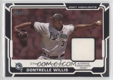 2008 Topps - Highlights Relics #HR-DWW - Dontrelle Willis