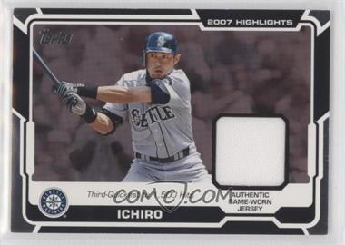 2008 Topps - Highlights Relics #HR-IS.2 - Ichiro Suzuki (Third-Quickest to)