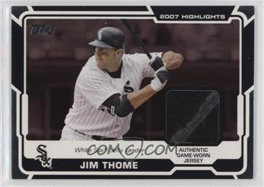 2008 Topps - Highlights Relics #HR-JT - Jim Thome