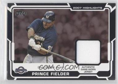 2008 Topps - Highlights Relics #HR-PF.2 - Prince Fielder (Silver Slugger Award)