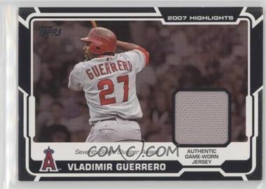 2008 Topps - Highlights Relics #HR-VG.2 - Vladimir Guerrero (Seventh Silver Slugger Award)