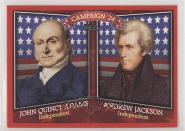 2008 Topps - Historical Campaign Match-Ups #HCM-1824 - John Quincy Adams, Andrew Jackson