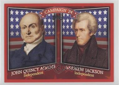 2008 Topps - Historical Campaign Match-Ups #HCM-1824 - John Quincy Adams, Andrew Jackson