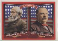 Benjamin Harrison, Grover Cleveland