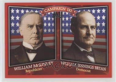 2008 Topps - Historical Campaign Match-Ups #HCM-1900 - William McKinley, William Jennings Bryan