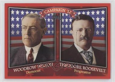 2008 Topps - Historical Campaign Match-Ups #HCM-1912 - Woodrow Wilson, Theodore Roosevelt