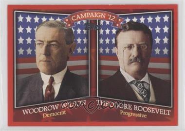 2008 Topps - Historical Campaign Match-Ups #HCM-1912 - Woodrow Wilson, Theodore Roosevelt