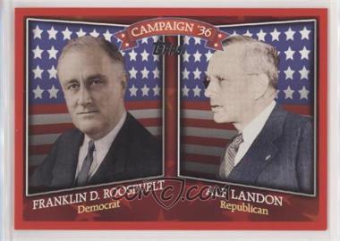 2008 Topps - Historical Campaign Match-Ups #HCM-1936 - Franklin D. Roosevelt, Alf Landon