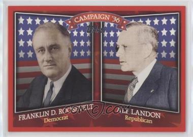 2008 Topps - Historical Campaign Match-Ups #HCM-1936 - Franklin D. Roosevelt, Alf Landon