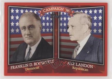 2008 Topps - Historical Campaign Match-Ups #HCM-1936 - Franklin D. Roosevelt, Alf Landon