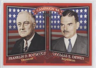 2008 Topps - Historical Campaign Match-Ups #HCM-1944 - Franklin D. Roosevelt vs. Thomas E Dewey