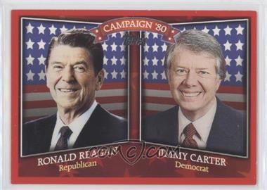 2008 Topps - Historical Campaign Match-Ups #HCM-1980 - Ronald Reagan, Jimmy Carter