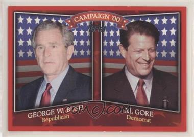 2008 Topps - Historical Campaign Match-Ups #HCM-2000 - George W. Bush, Al Gore