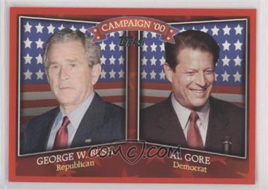 2008 Topps - Historical Campaign Match-Ups #HCM-2000 - George W. Bush, Al Gore