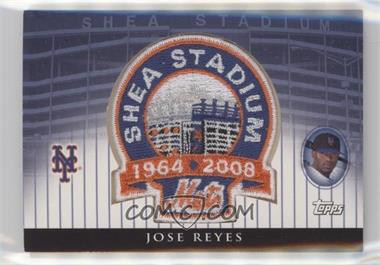 2008 Topps - New York Stadiums Commemorative Manufactured Patches #CPR-JR - Jose Reyes /100