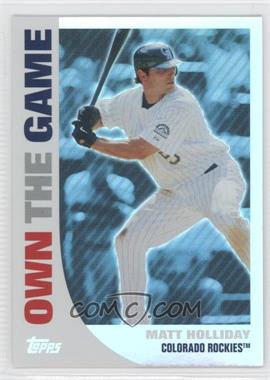 2008 Topps - Own the Game #OTG13 - Matt Holliday