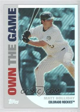 2008 Topps - Own the Game #OTG13 - Matt Holliday