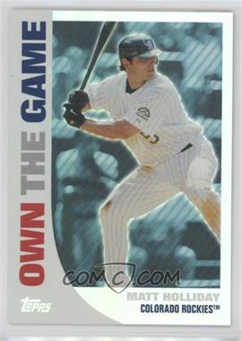 2008 Topps - Own the Game #OTG13 - Matt Holliday