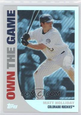 2008 Topps - Own the Game #OTG13 - Matt Holliday