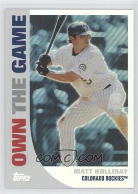 2008 Topps - Own the Game #OTG13 - Matt Holliday