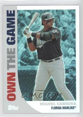 2008 Topps - Own the Game #OTG18 - Miguel Cabrera